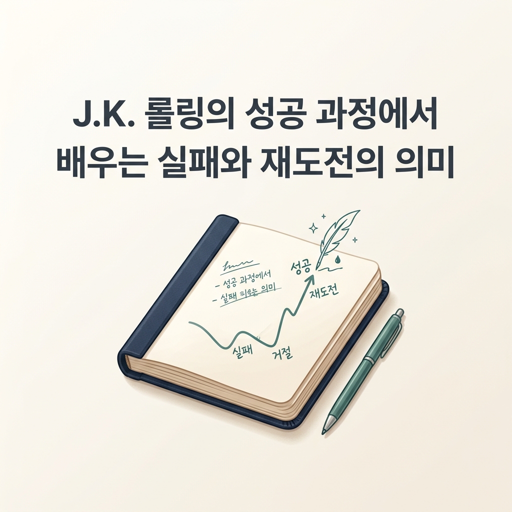 J.K. 롤링의 성공 과정에서 배우는 실패와 재도전의 의미